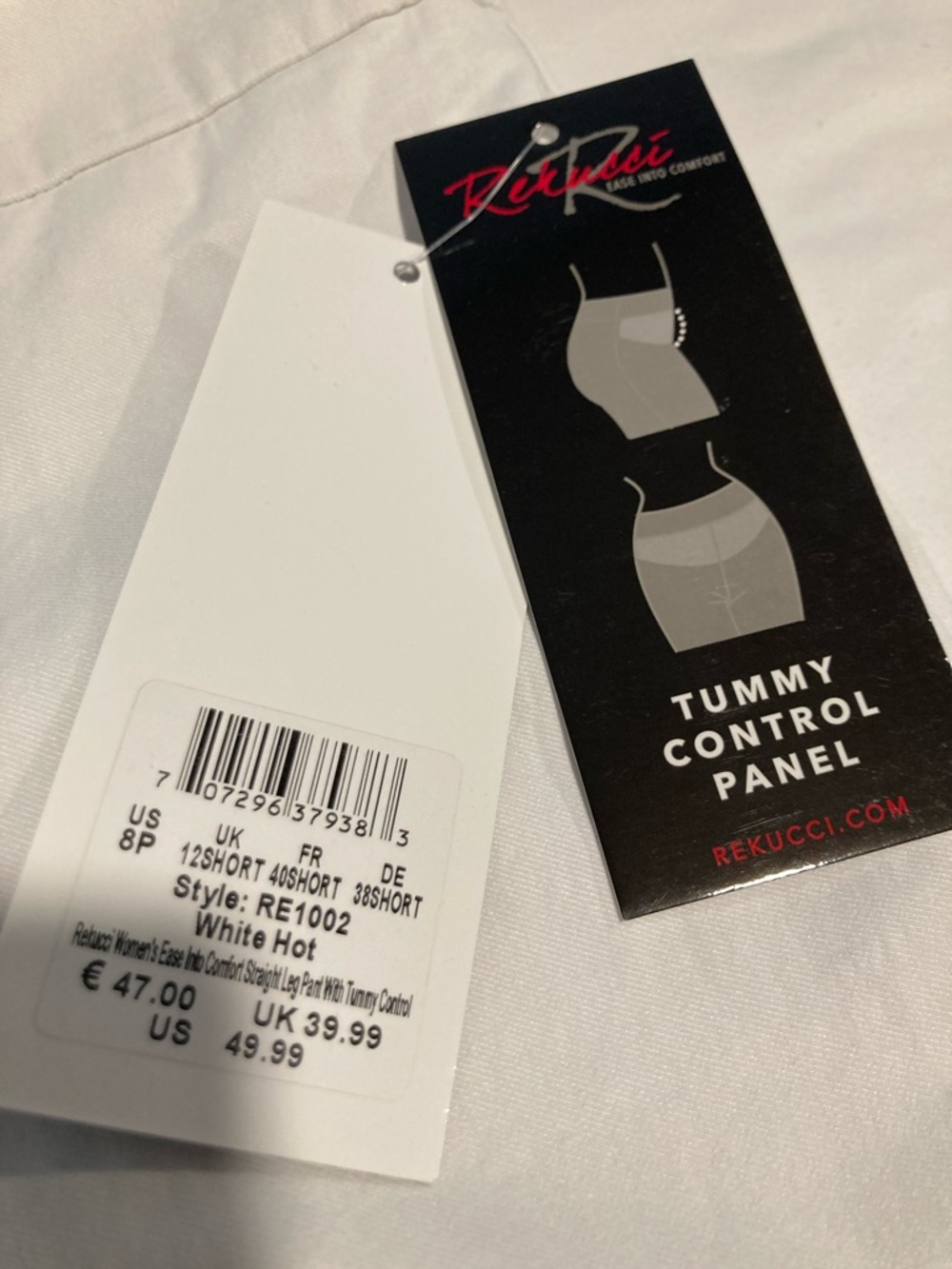 Rekucci Women Ease into Comfort Straight Leg Pant with Tummy Control (R36) - Picture 5 of 13